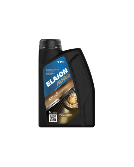 LUBRICANTES ELAION AURO PLUS 5W40 CAJA DE 12 UNIDADES DE 1 LITRO